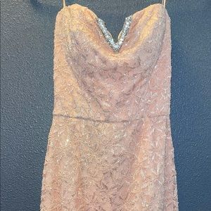 Pink glitter dress!